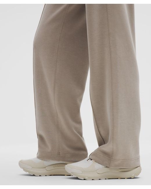 lululemon athletica Natural Softstreme Pintuck Mid-Rise Pant