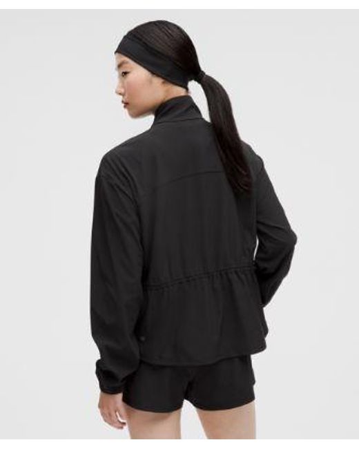 lululemon athletica Black Uv-Protective Cinch-Waist Running Jacket
