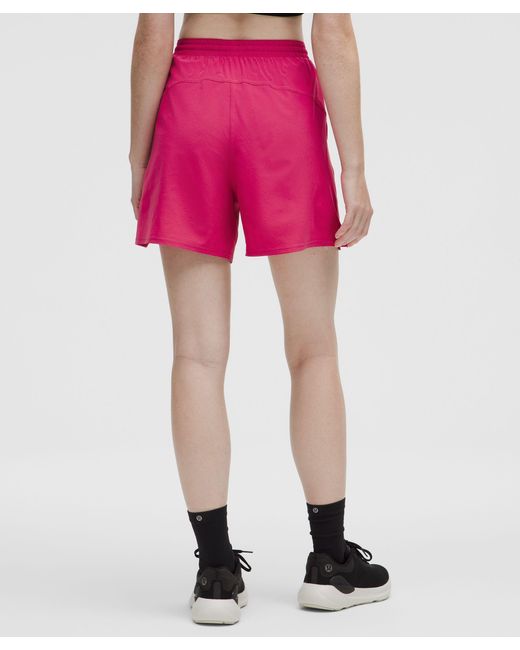 lululemon athletica Pink Pace Rival High-Rise Shorts 5"