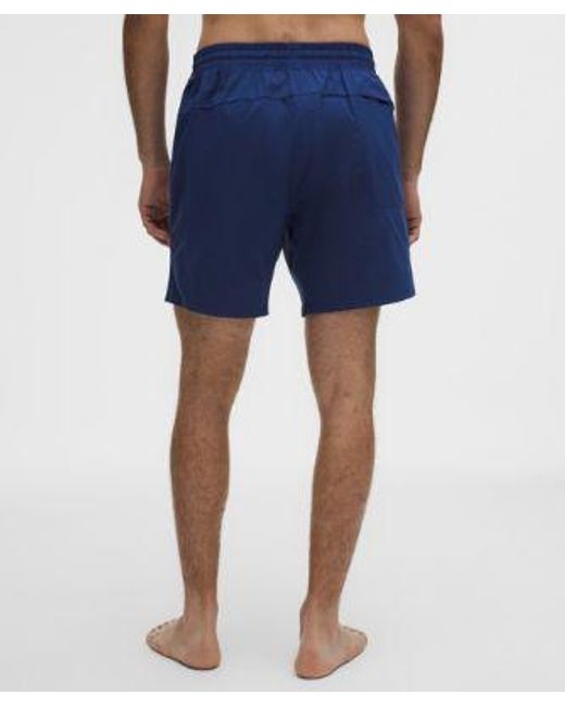 lululemon athletica Blue Swim Short 7" for men