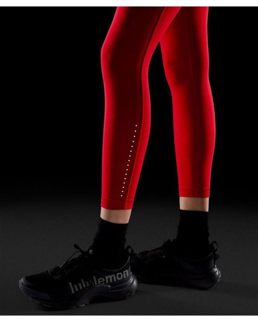 lululemon athletica Red Swift Speed High-Rise Tight 25"
