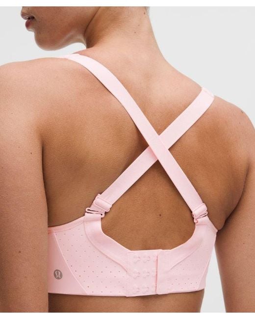 lululemon athletica Pink – Run Times Sports Bra High Support, B–G Cups – – Size 8
