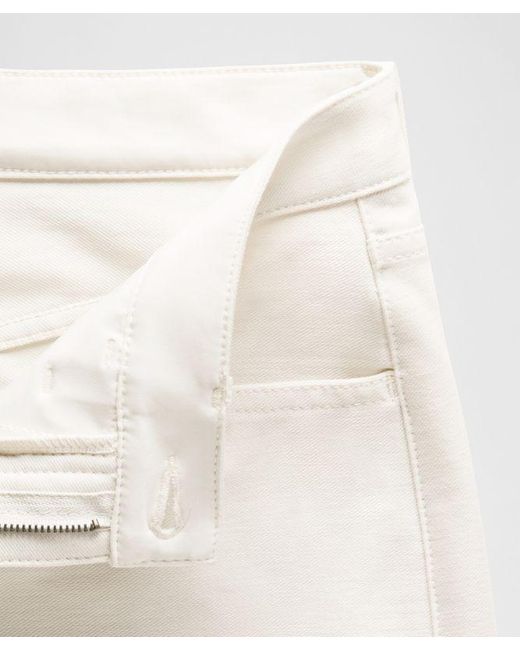 lululemon athletica White – Easyfive Low-Rise Classic Wide-Leg Pants Regular – – Size 28