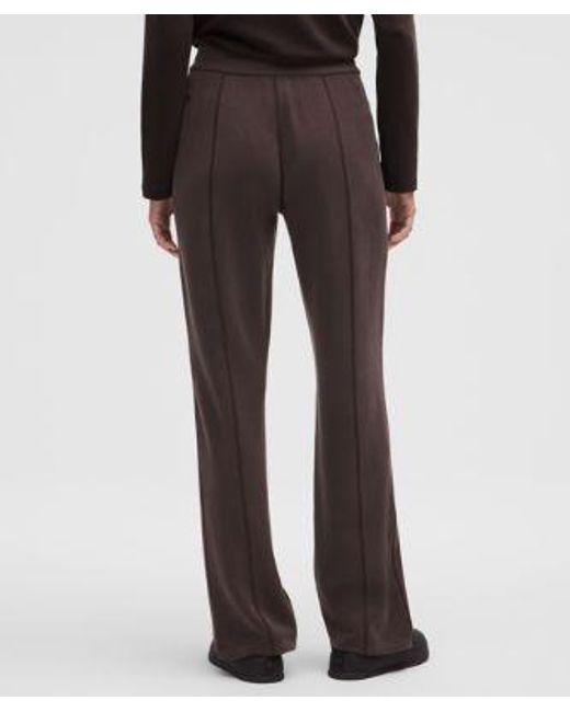 lululemon athletica Black – Softstreme High-Rise Straight-Leg Pants Regular – – Size Small