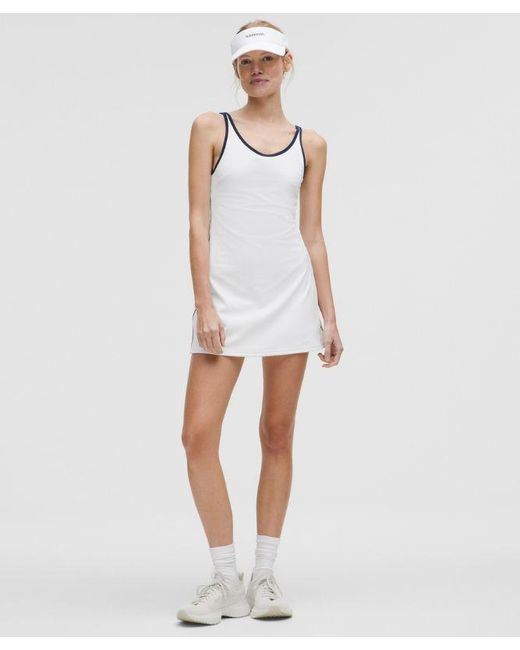 lululemon athletica White – Scoop-Neck Cutout Tennis Dress – – Size Large