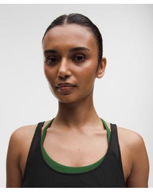 lululemon athletica Black – Stretch Relaxed-Fit Tank Top – – Size Large