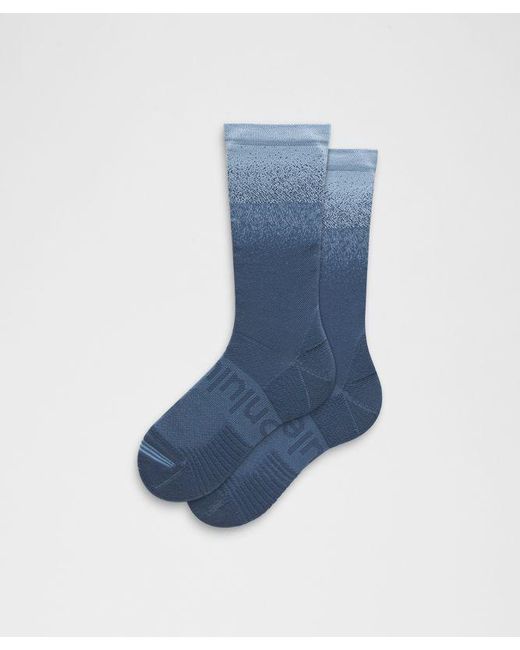lululemon athletica Blue Power Stride Crew Socks Ombre
