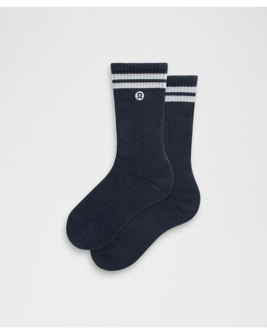 lululemon athletica Blue – Daily Essential Crew Socks Stripe – – for men