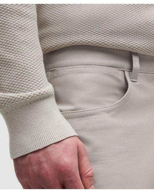 lululemon athletica Gray – Easyfive Classic-Straight Trousers 32L – Color Khaki – Size 12 for men