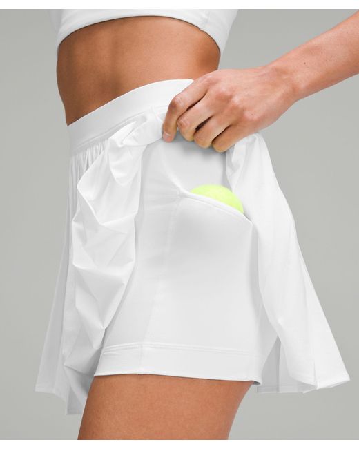 lululemon athletica White High-rise Pleated Tennis Skirt
