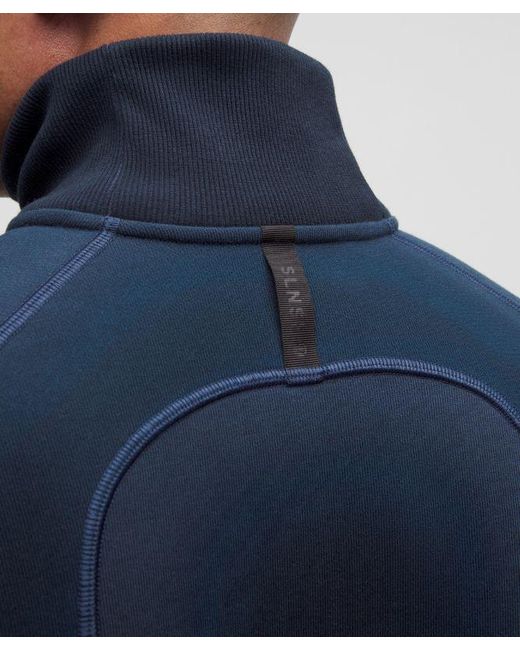 lululemon athletica Blue – Faded French Terry Full-Zip Jacket Slnsh Collection – – Size Large for men
