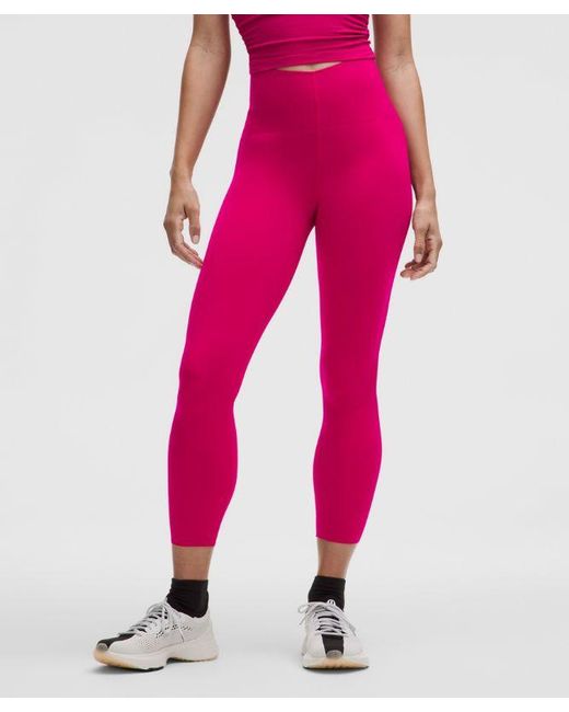 lululemon athletica Pink Glow Up Super-High-Rise Tight 25"