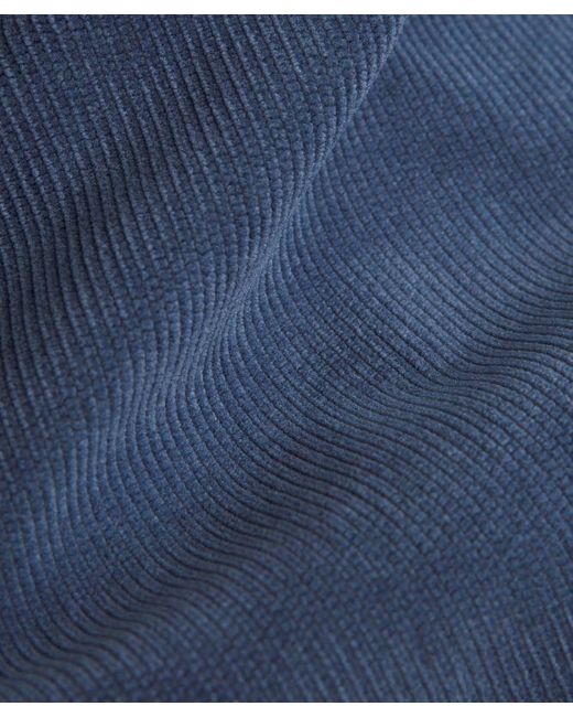 lululemon athletica Blue – Corduroy Relaxed-Fit Long-Sleeve Button-Up Shirt – – Size Small for men