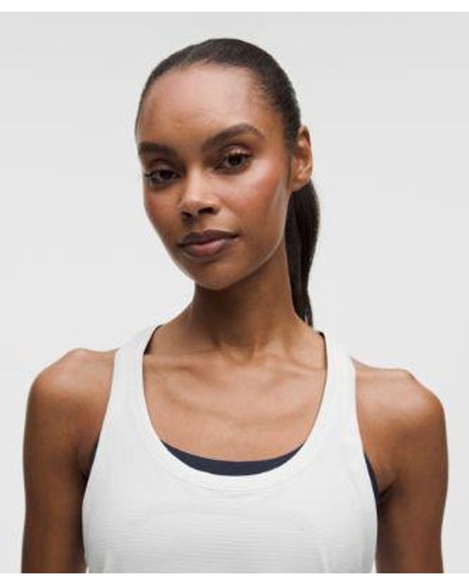 lululemon athletica White Swiftly Tech Racerback Tank Top 2.0
