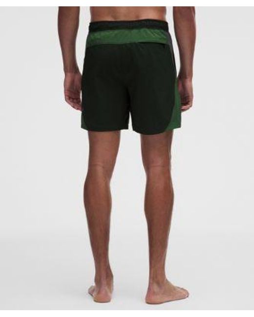 lululemon athletica White Crinkle Nylon Swim Short 7" for men