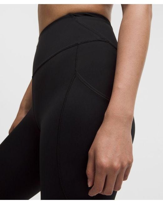 lululemon athletica Fast And Free High-rise Tight Leggings Pockets - 25" - Color Black - Size 0