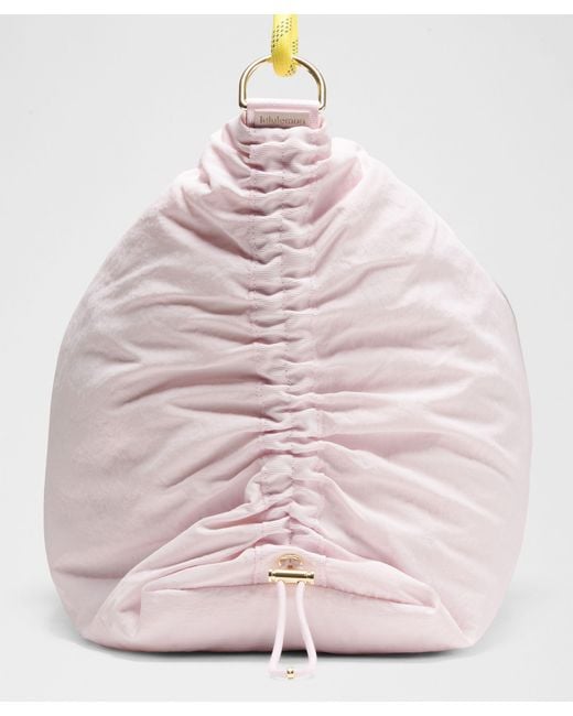 lululemon athletica Pink Convertible Ruched Crossbody Bag