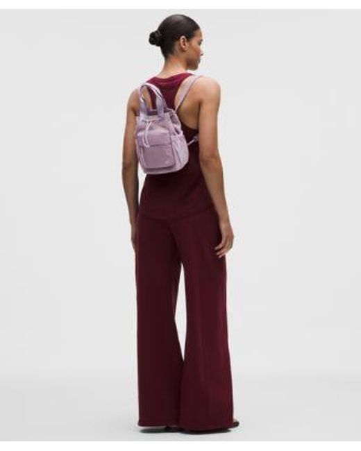 lululemon athletica Purple Convertible Drawstring Bucket Bag Mini 5L
