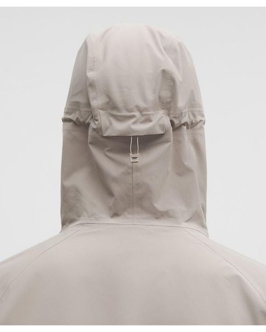 lululemon athletica Gray Stretch Glyde Waterproof Jacket for men