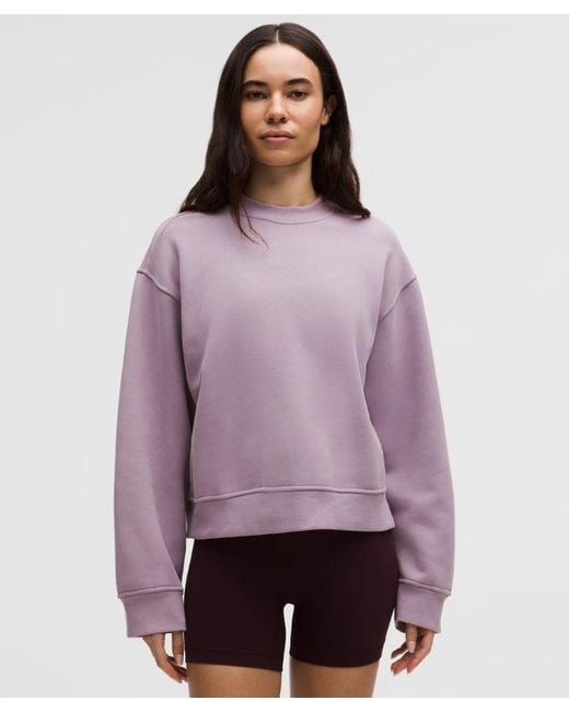 lululemon athletica Purple – Steady State Crew Sweatshirt – /Pastel – Size Large