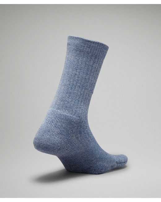 lululemon athletica Blue Daily Stride Ribbed Comfort Crew Socks