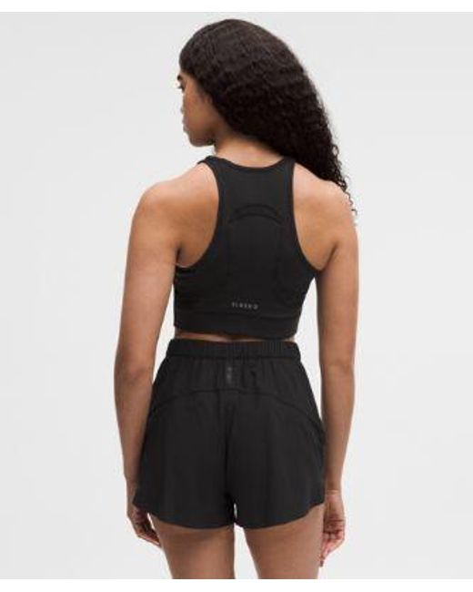 lululemon athletica Black – Mesh Cutout Tank Top Slnsh Collection – – Size Large