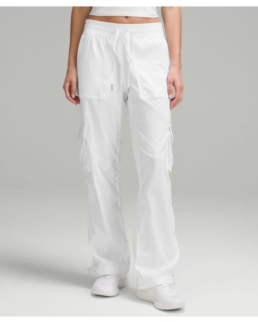 lululemon athletica White – Dance Studio Relaxed-Fit Mid-Rise Cargo Pants – – Size Large