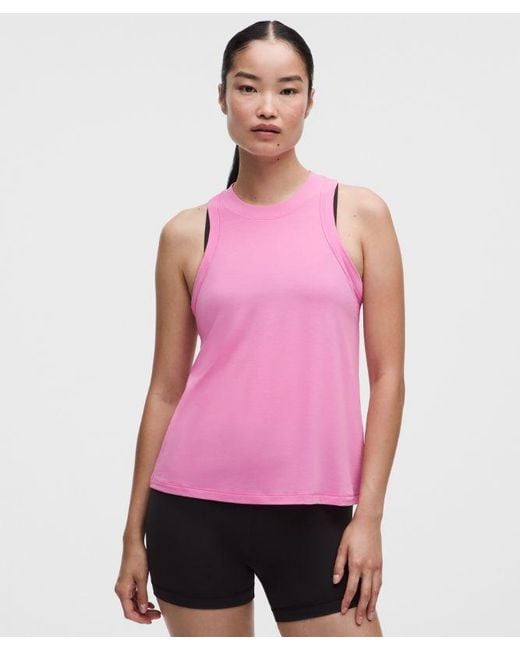 lululemon athletica Pink – Jersey Training Tank Top – – Size 4