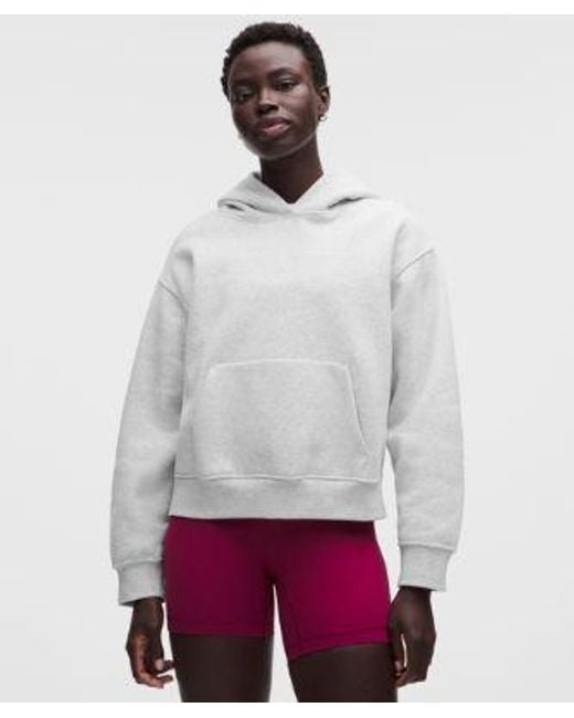lululemon athletica Gray Steady State Superloft Hoodie