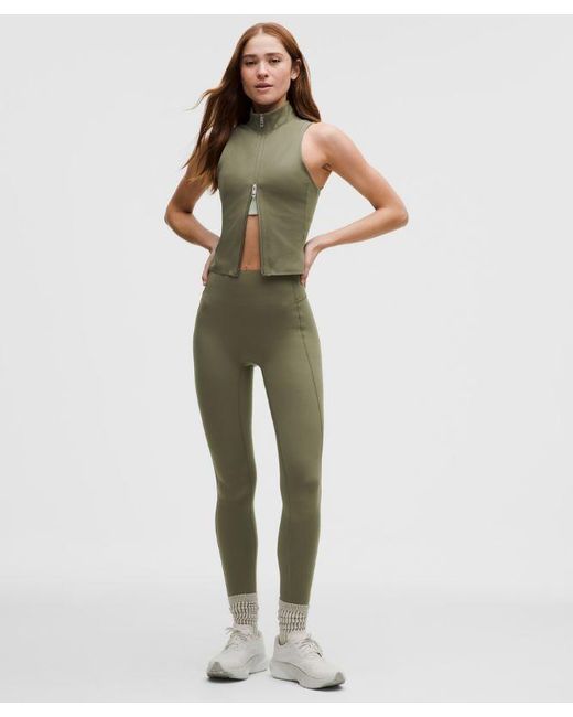 lululemon – Santa Monica Zip-Front Tank Top Erewhon – – in Green