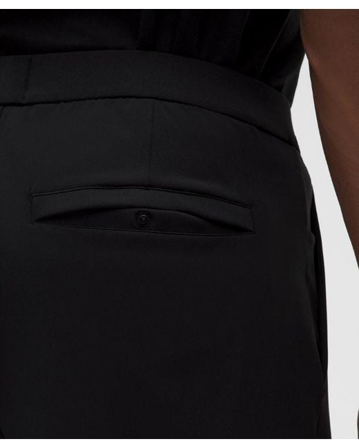 lululemon athletica Black Daydrift Relaxed-Fit Pleated Trouser Shorter for men