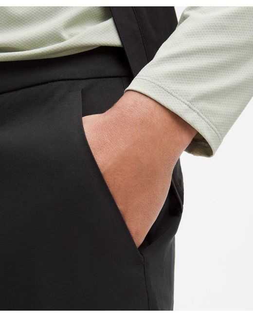 lululemon athletica Black Abc Classic-Fit Golf Short 7" for men