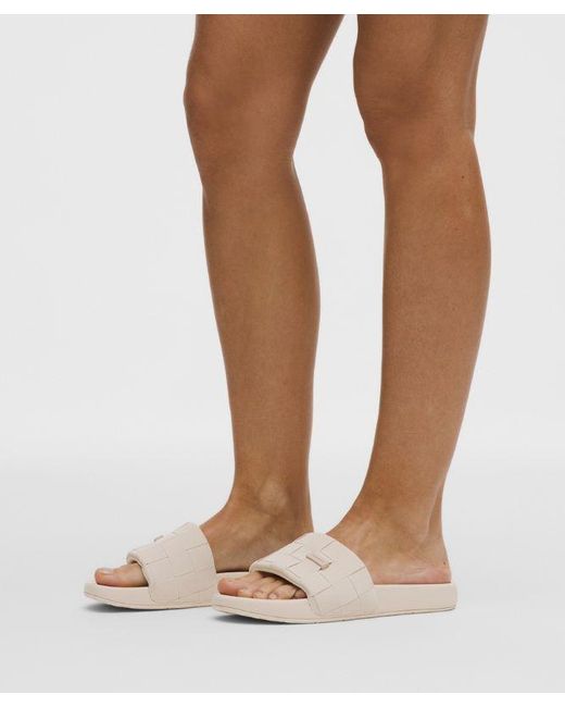 lululemon athletica Natural Restfeel Woven Slide