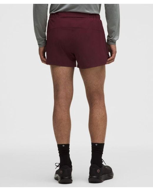 lululemon athletica Gray Mile Maker Ripstop Lined Short 4" for men