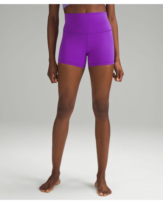 lululemon athletica Purple Align High-rise Short 4"