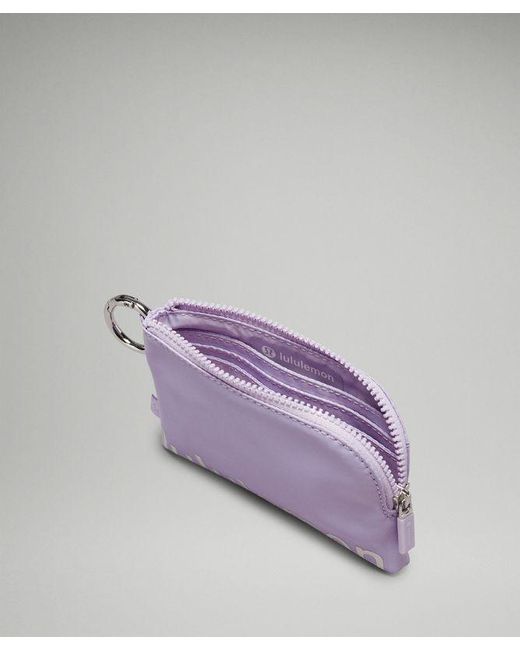 lululemon athletica Purple – Clippable Card Pouch Bag – //Pastel