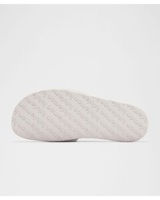lululemon athletica White Restfeel Slide