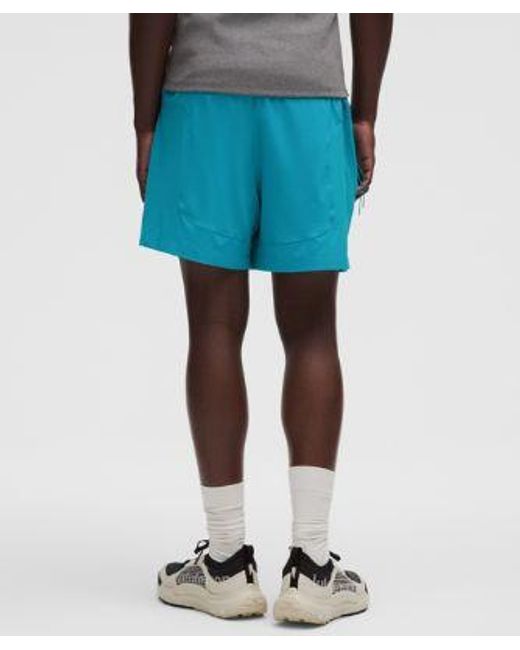 lululemon athletica Blue – Swift Lightweight Linerless Shorts Slnsh Collection – 6" – – Size Large for men