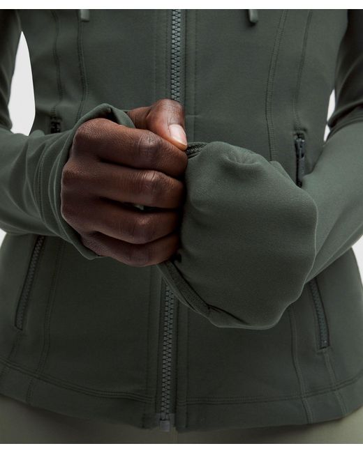 lululemon athletica Green Define Hooded Jacket