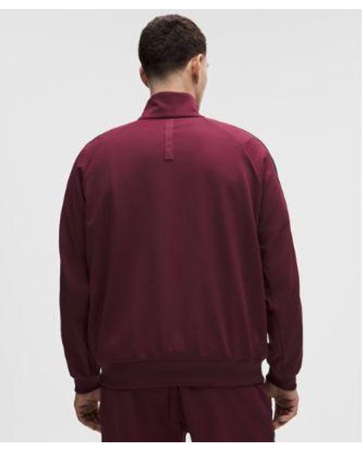 lululemon athletica Red Pique Relaxed-Fit Track Jacket for men