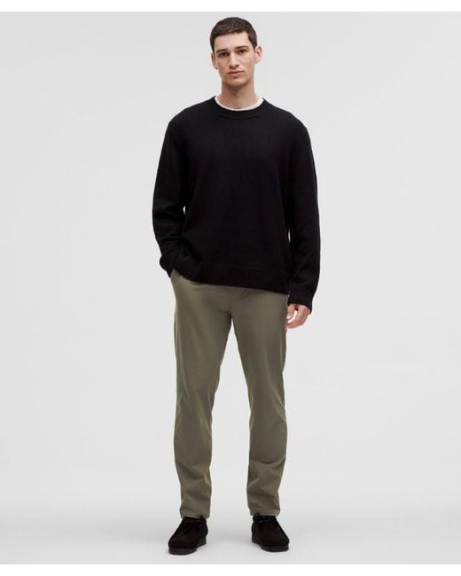 lululemon athletica Black Abc Warpstreme Slim-Fit Pull-On Pant for men