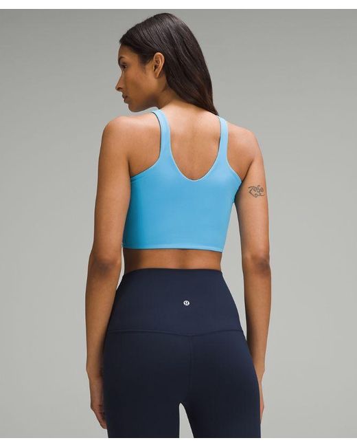 lululemon athletica Blue – Bend This V And Racer Sports Bra Light Support, A-C Cups – /Light –