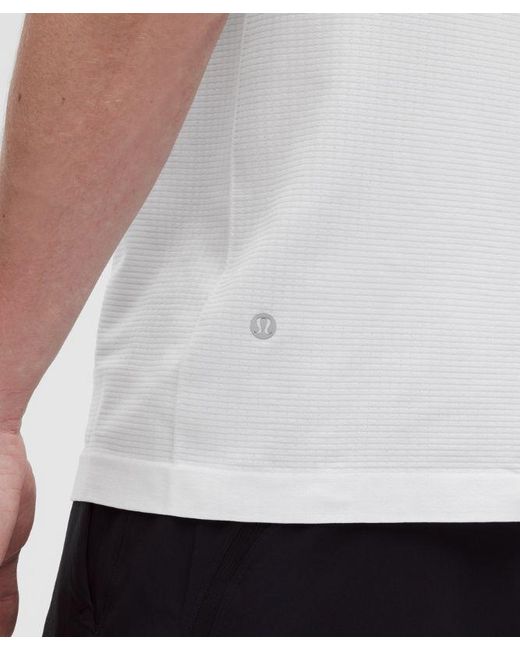 lululemon athletica White Metal Vent Tech Sleeveless Shirt for men