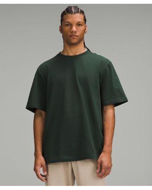 lululemon athletica Green – Heavyweight Jersey T-Shirt – – for men