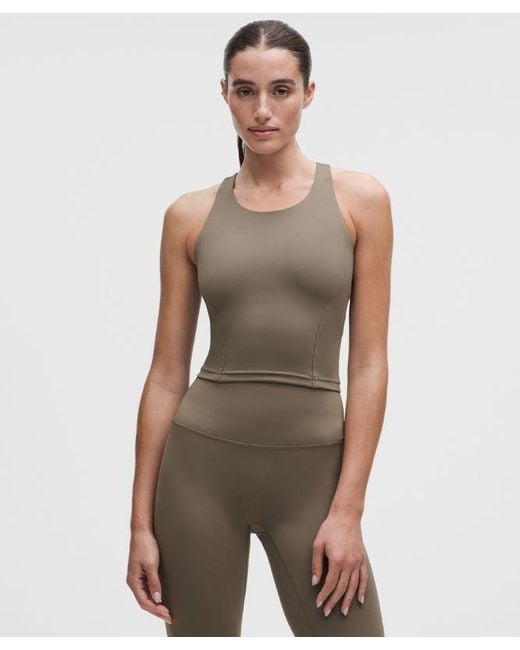 lululemon athletica Green – Wunder Train Racerback Tank Top Medium Support, B/C Cup – – Size 4