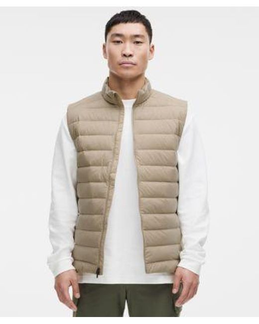 lululemon athletica Natural Navigation Down Vest for men