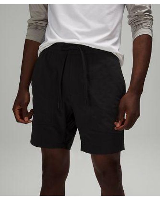 lululemon athletica Black – Bowline Shorts – 8" – – for men