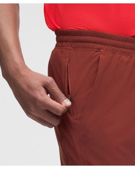 lululemon athletica Red – Pace Breaker Linerless Shorts – 7" – – for men