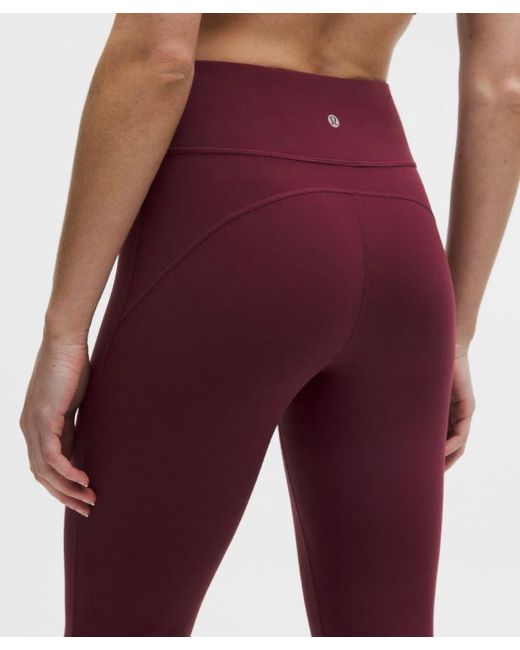 lululemon athletica – Groove Nulu High-Rise Flared Pants Regular – Color Burgundy/ – Size 4