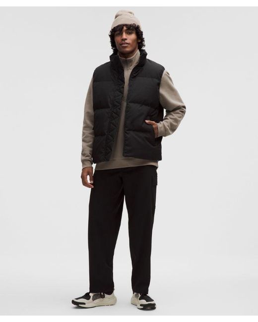 lululemon athletica Black Always Down Puffer Vest for men